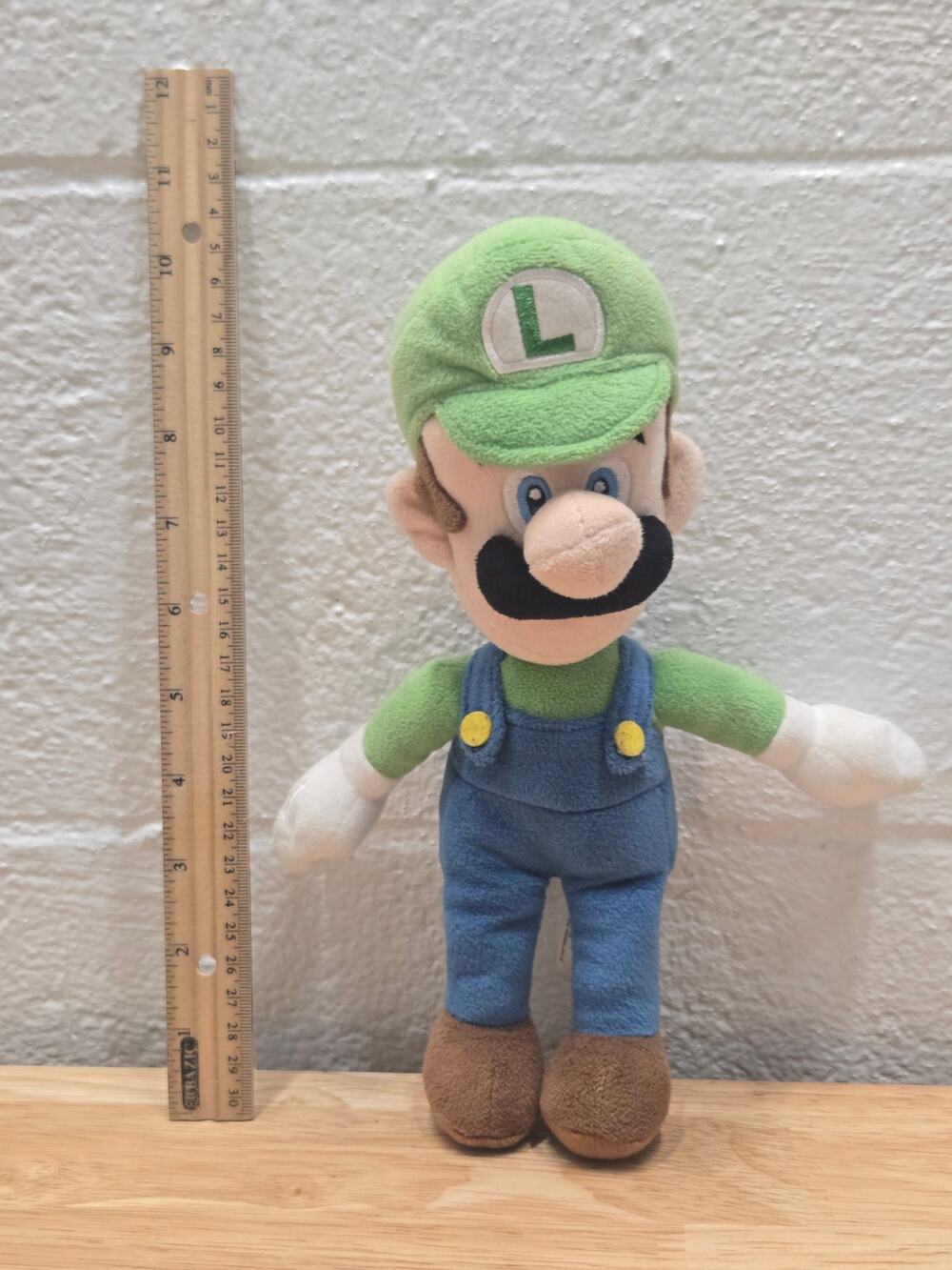 Nintendo Super Mario Luigi Plush 10" Little Buddy San-Ei 2017 Stuffed Toy